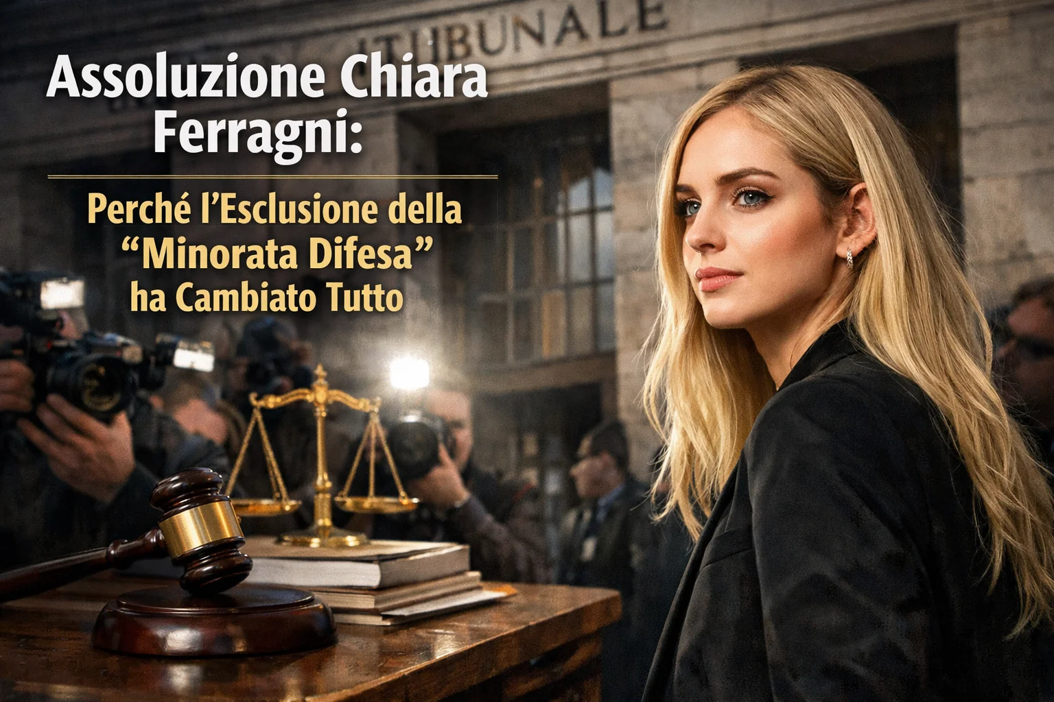 Assoluzione Chiara Ferragni: Perché l'Esclusione della "Minorata
                            Difesa" ha Cambiato Tutto