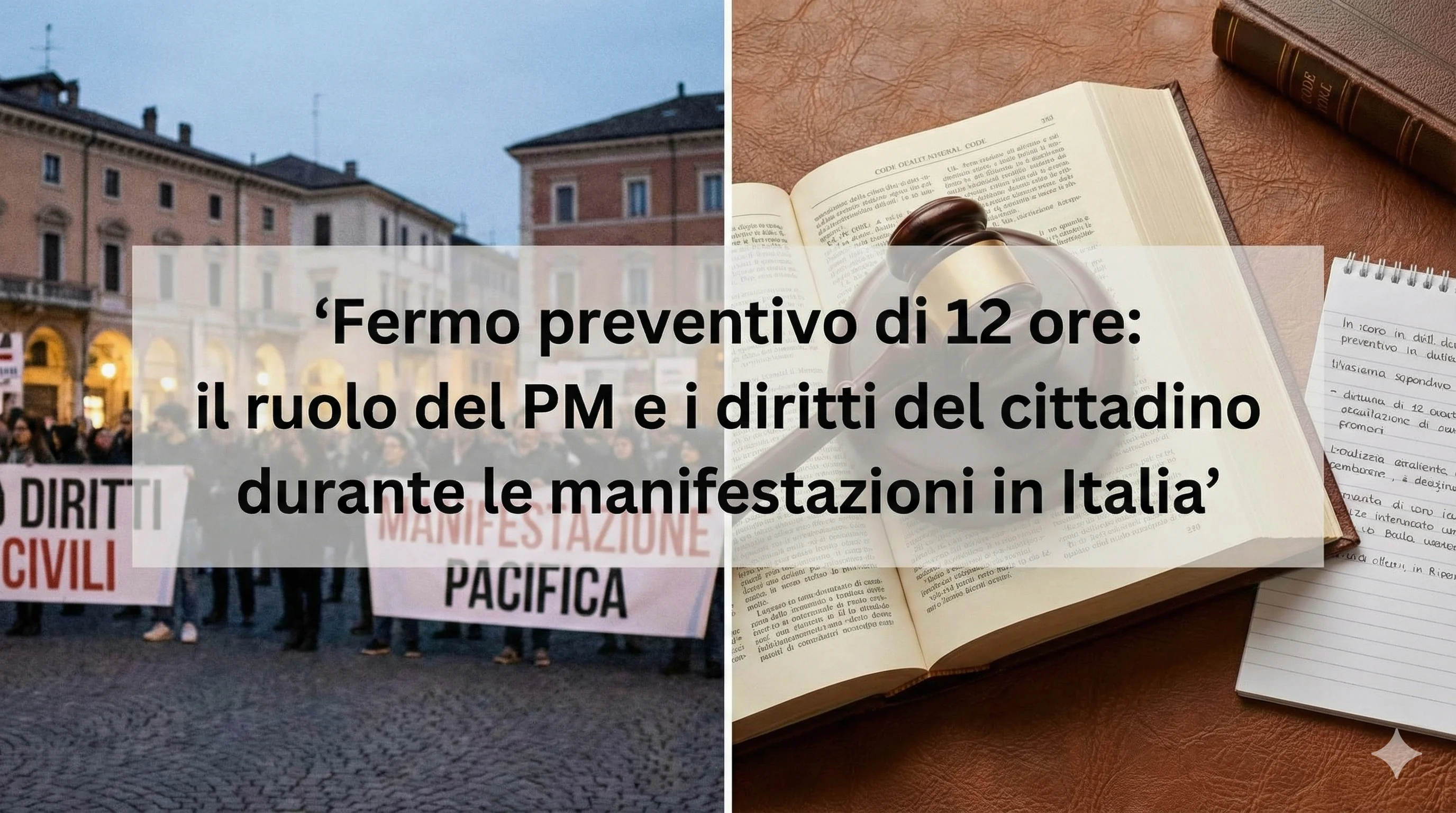 Fermo preventivo e
                        Identificazione nei Cortei: Guida ai Diritti