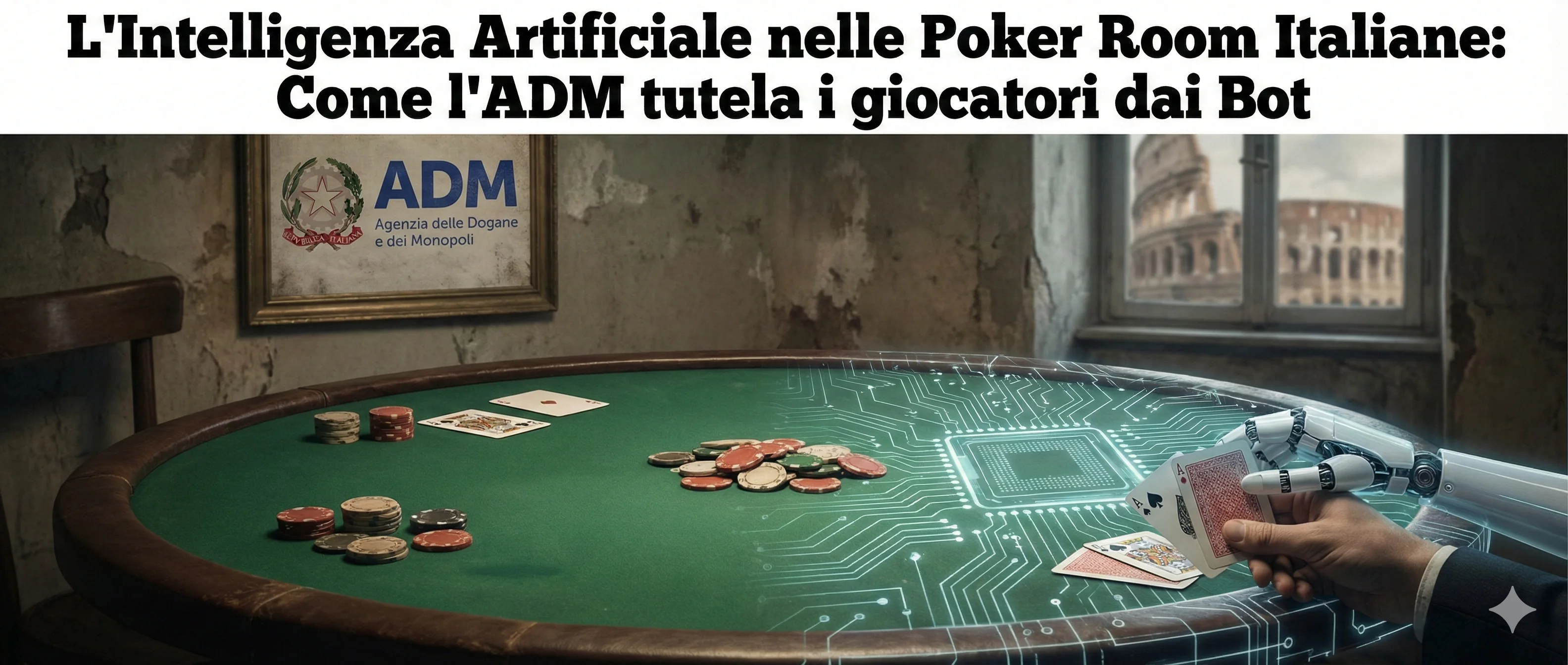 L'Intelligenza Artificiale
                        nelle Poker Room Italiane